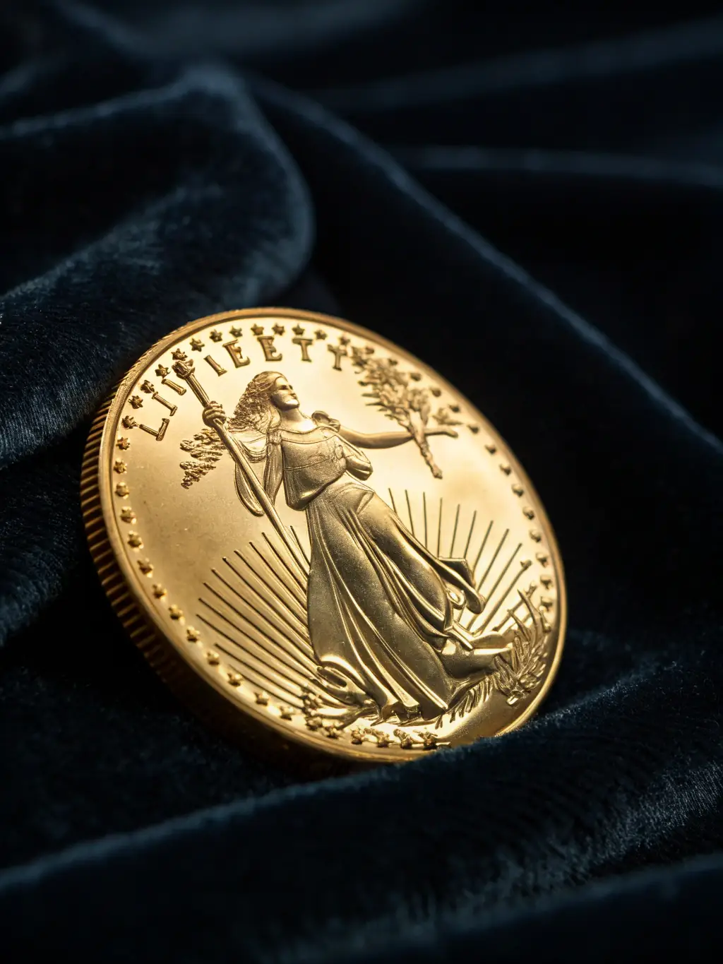 A detailed image of a Silver Bullion Coin, showcasing its intricate design and historical significance, set against a backdrop of other precious metals at MIDASSKG.