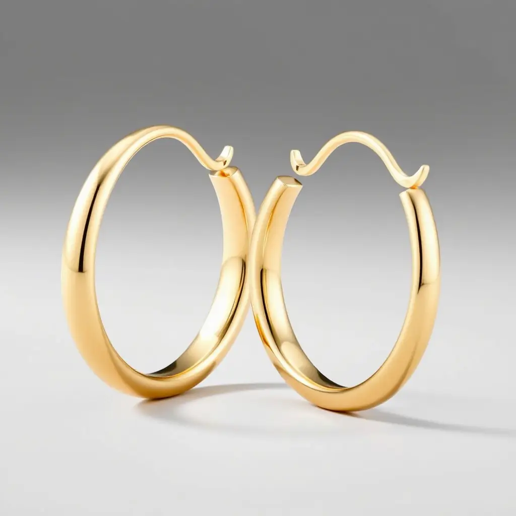 Gold Hoop Earrings